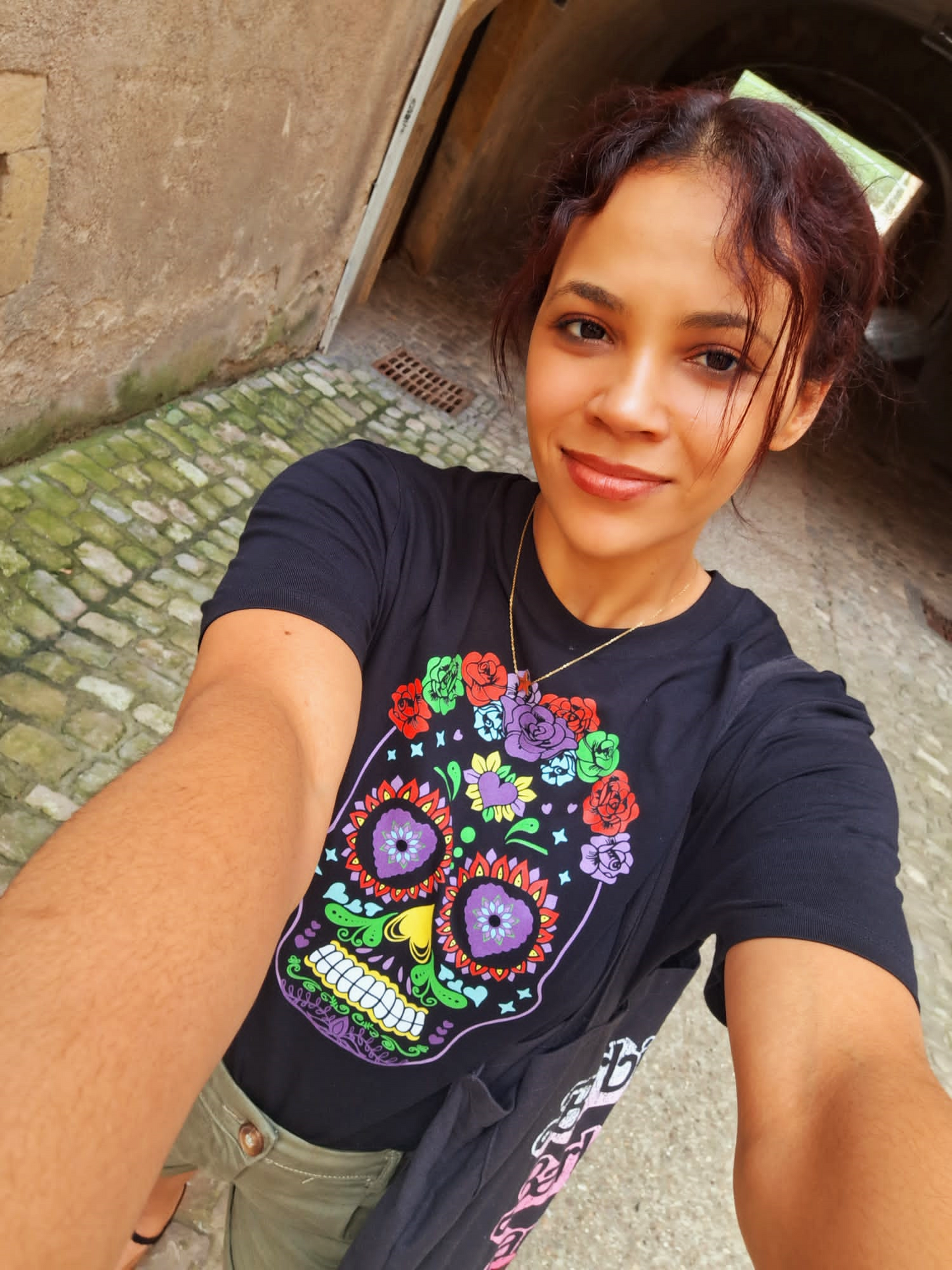 15 T-S Dia Muertos UNISEXE ( coton bio )