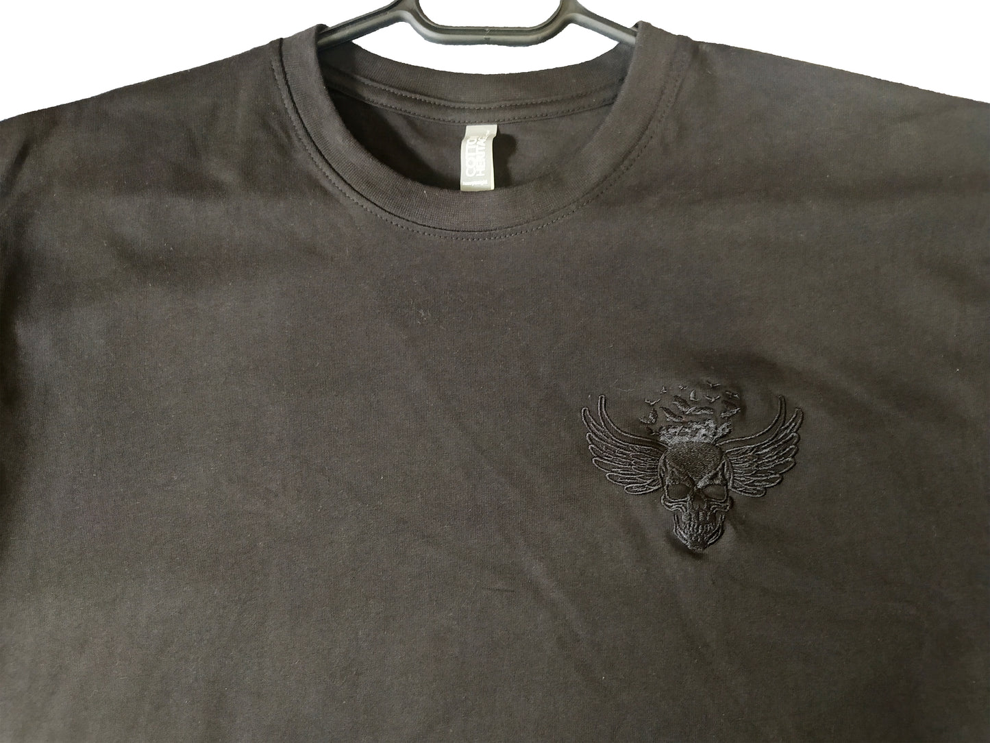 12 T-S Crane Crow embroidered UNISEXE