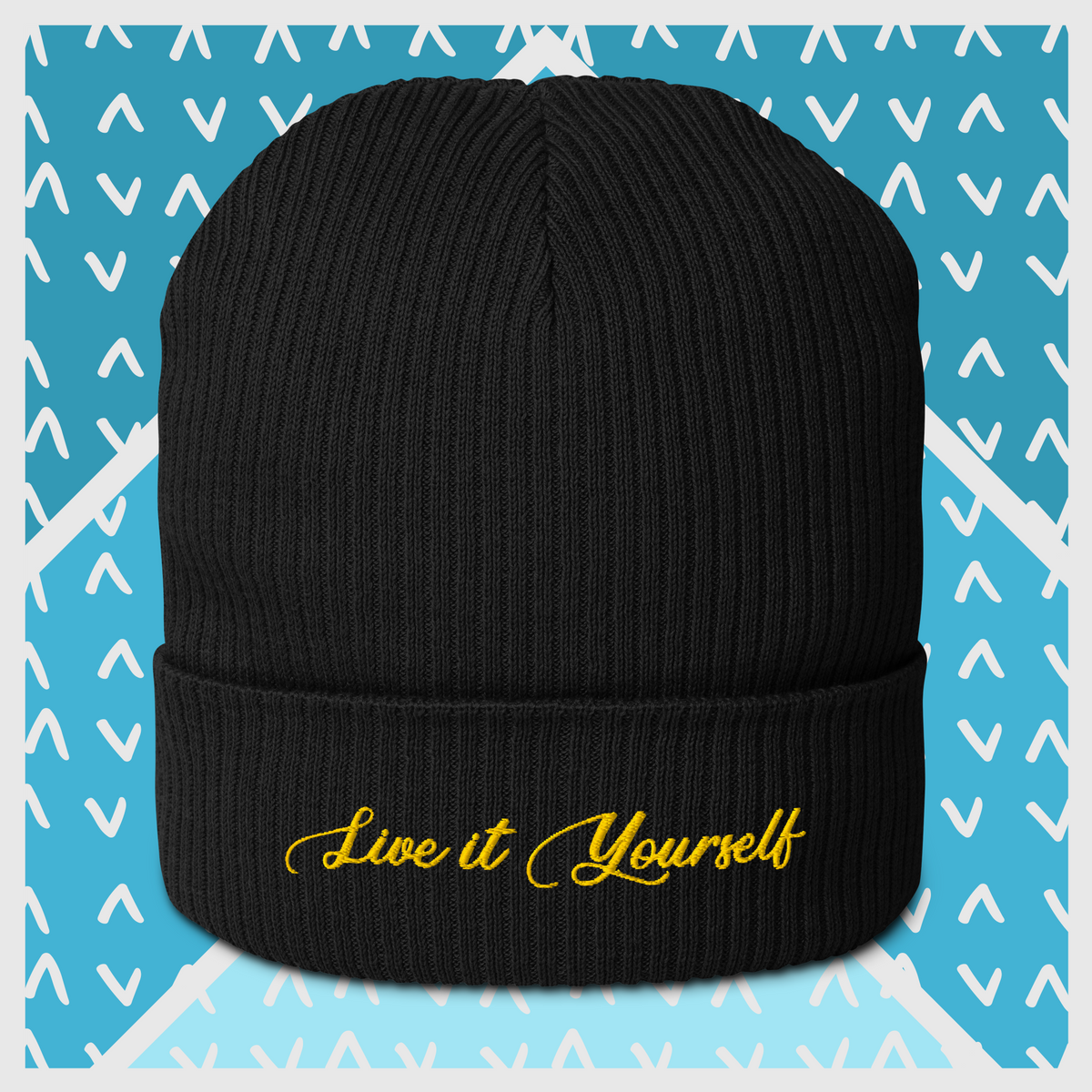 53 - LIY Organic ribbed beanie