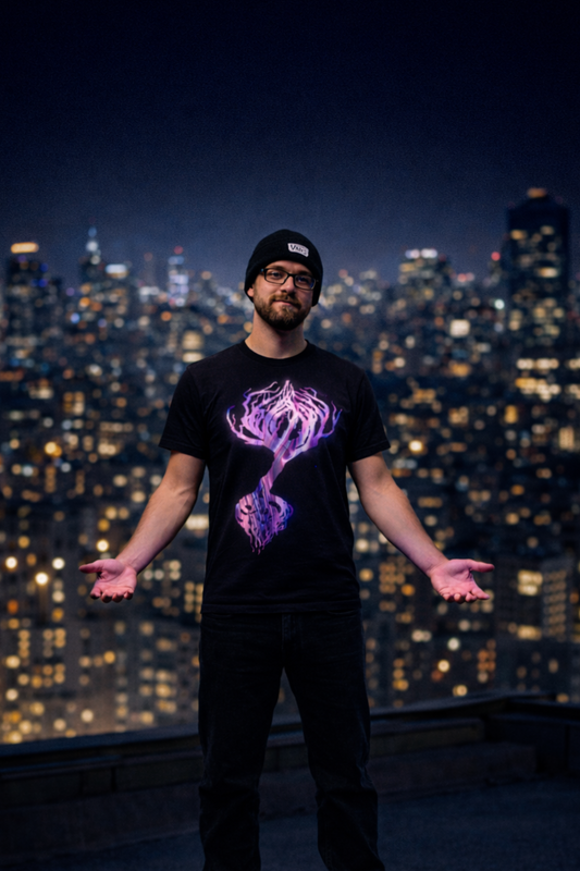 07 T-S Intertwined Trees Holo UNISEXE ( organic coton )