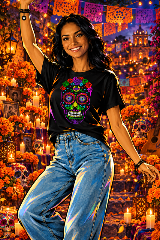 07 - Dia de los Muertos UNISEX T-S ( heavy cotton )