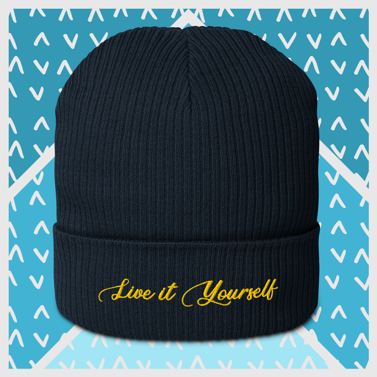 53 - LIY Organic ribbed beanie