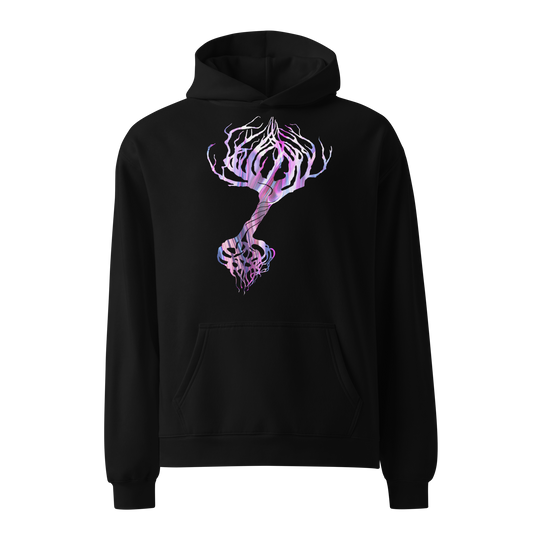 08 Hoodie AS Colour 5161 Intertwined Trees Holo UNISEX ( 80% coton )